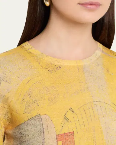 Jason Wu Collection x Robert Rauschenberg Sulphur Bank-Print Sweater | Thumbnail 5 Jason Wu Collection x Robert Rauschenberg Sulphur Bank-Print Sweater | Thumbnail 5