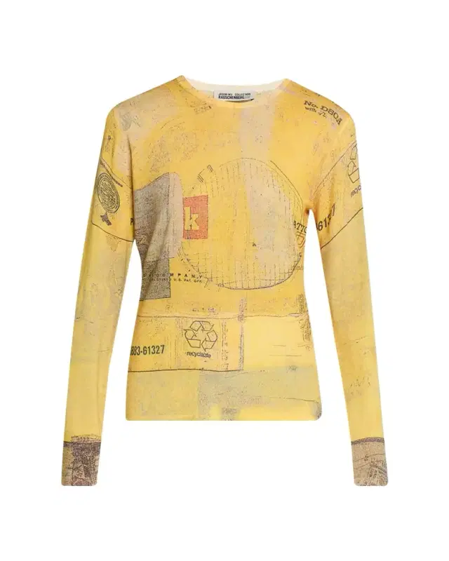 x Robert Rauschenberg Sulphur Bank-Print Sweater