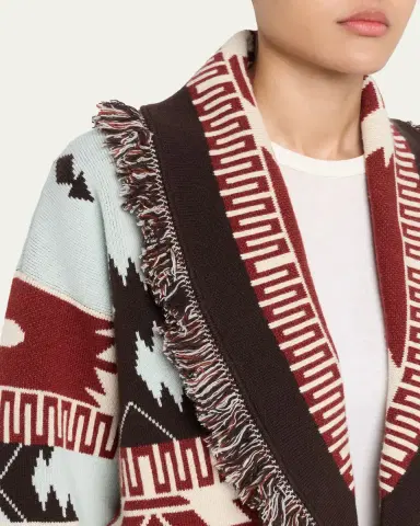 Alanui Icon Jacquard Fringed Cardigan | Thumbnail 5