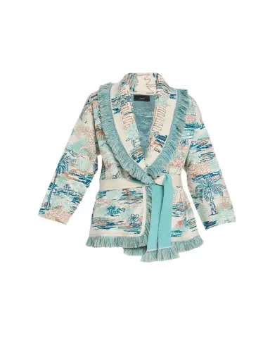 Alanui Lost In Paradise Fringed Wrap Cardigan | Thumbnail 1 Alanui Lost In Paradise Fringed Wrap Cardigan | Thumbnail 1