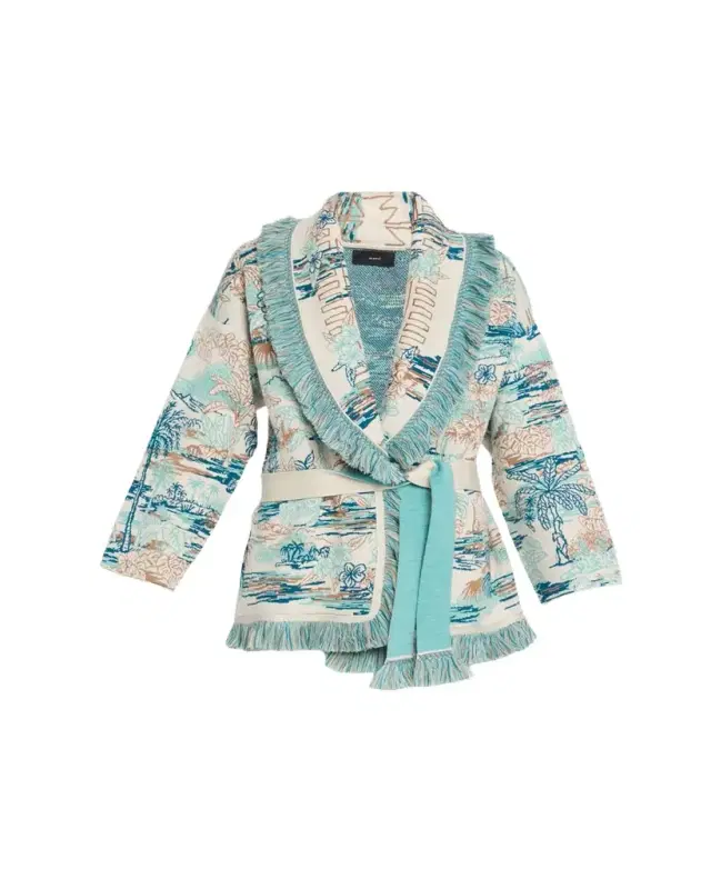 Alanui Lost In Paradise Fringed Wrap Cardigan