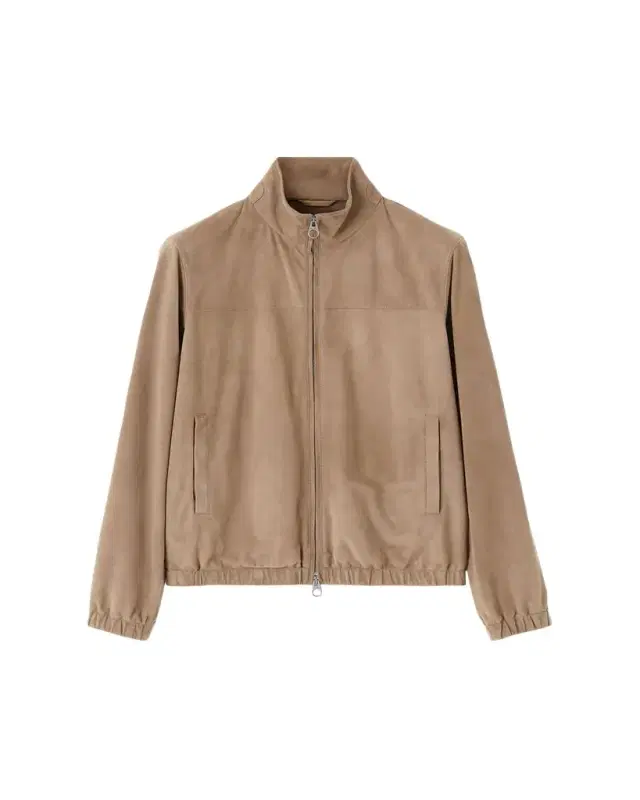 Men's Suede Bomber Jacket