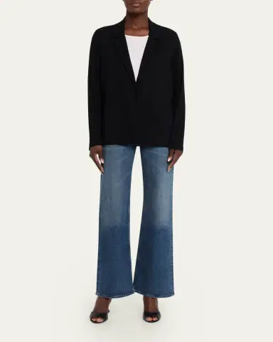MAJESTIC FILATURES Relaxed Single-Button Blazer | Thumbnail 2 MAJESTIC FILATURES Relaxed Single-Button Blazer | Thumbnail 2
