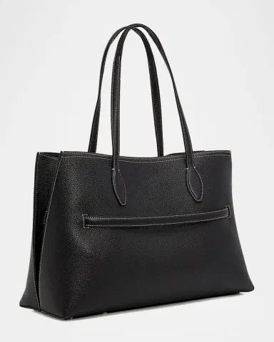 Toteme Lounge Grain Leather Tote Bag | Thumbnail 16 Toteme Lounge Grain Leather Tote Bag | Thumbnail 16