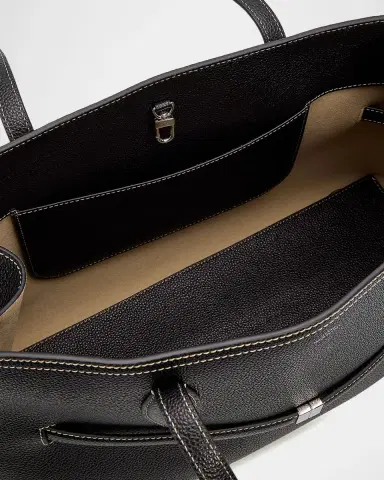 Toteme Lounge Grain Leather Tote Bag | Thumbnail 17 Toteme Lounge Grain Leather Tote Bag | Thumbnail 17
