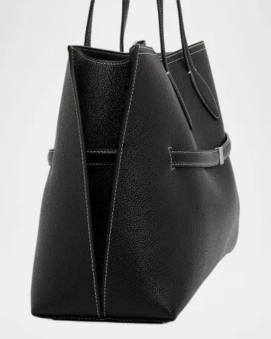 Toteme Lounge Grain Leather Tote Bag | Thumbnail 19 Toteme Lounge Grain Leather Tote Bag | Thumbnail 19
