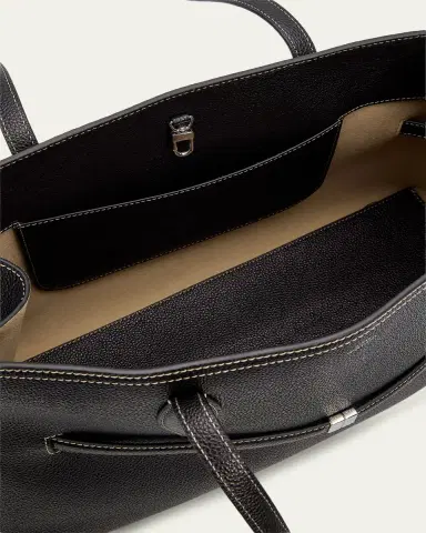Toteme Lounge Grain Leather Tote Bag | Thumbnail 4 Toteme Lounge Grain Leather Tote Bag | Thumbnail 4