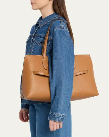 Toteme Lounge Grain Leather Tote Bag | Thumbnail 6 Toteme Lounge Grain Leather Tote Bag | Thumbnail 6