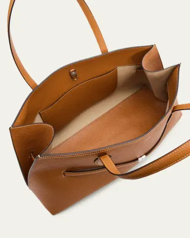 Toteme Lounge Grain Leather Tote Bag | Thumbnail 8 Toteme Lounge Grain Leather Tote Bag | Thumbnail 8