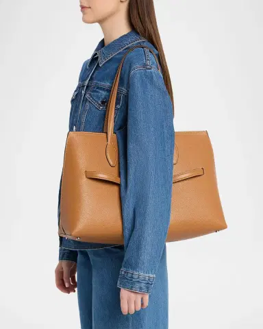 Toteme Lounge Grain Leather Tote Bag | Thumbnail 10 Toteme Lounge Grain Leather Tote Bag | Thumbnail 10