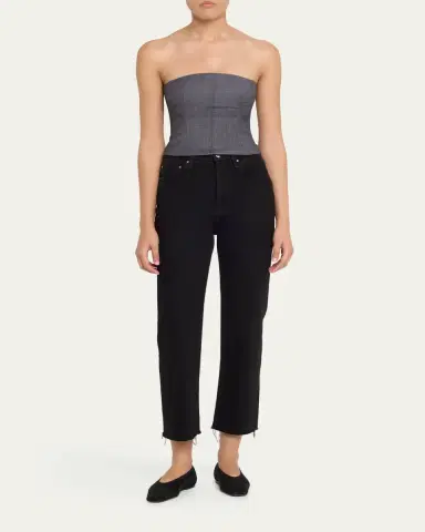 TWP Jillian Lightweight Viscose-Wool Bustier | Thumbnail 2 TWP Jillian Lightweight Viscose-Wool Bustier | Thumbnail 2