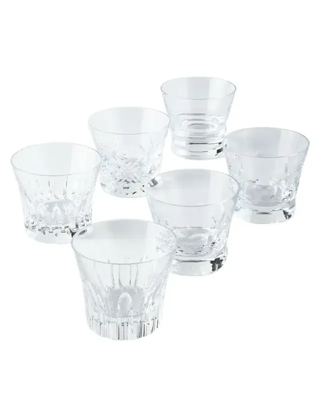 Baccarat Everyday Assorted Old Fashion Tumblers, Set of 6