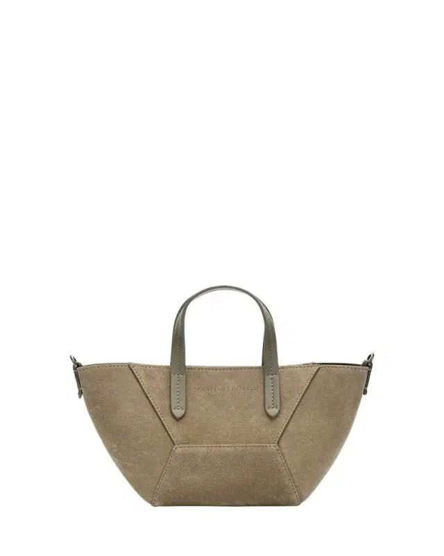 Brunello Cucinelli Duo Soft Suede Mini Bag