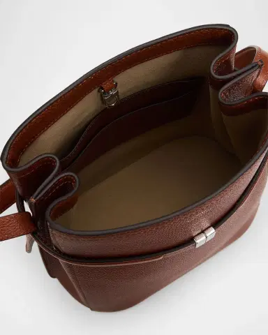 Toteme Belted Bucket Grain Leather Shoulder Bag | Thumbnail 4