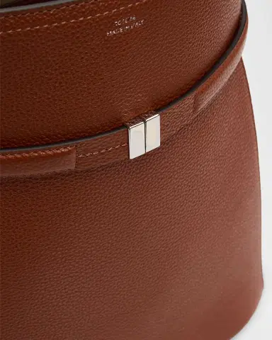 Toteme Belted Bucket Grain Leather Shoulder Bag | Thumbnail 5
