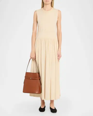 Toteme Belted Bucket Grain Leather Shoulder Bag | Thumbnail 7