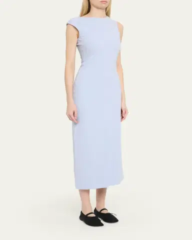 Proenza Schouler Damea Dress in Matte Double Crepe | Thumbnail 4 Proenza Schouler Damea Dress in Matte Double Crepe | Thumbnail 4