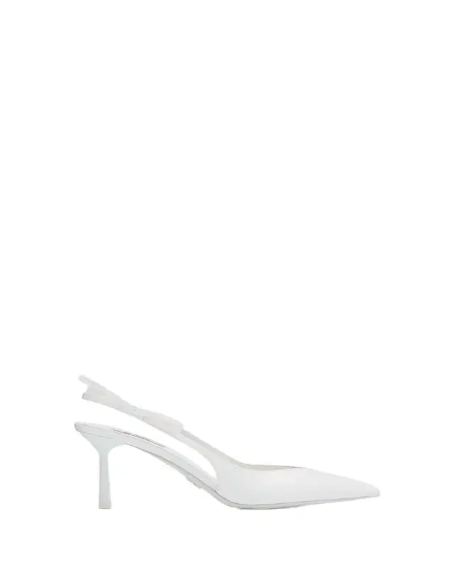 Prada 75mm Bow Leather Slingback Pumps