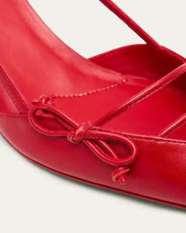 Prada 45mm Leather Bow Pumps | Thumbnail 5 Prada 45mm Leather Bow Pumps | Thumbnail 5