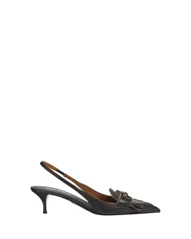 Prada 55mm Brushed Leather Slingback Pumps | Thumbnail 1