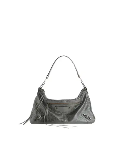 Balenciaga Men's Le City Moto Medium Leather Crossbody/Shoulder Bag | Thumbnail 1 Balenciaga Men's Le City Moto Medium Leather Crossbody/Shoulder Bag | Thumbnail 1