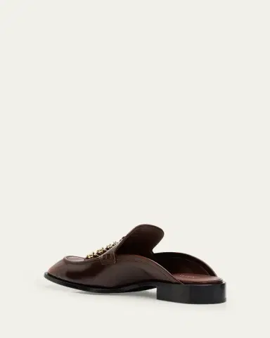 Loewe Edge Leather Loafer Mules | Thumbnail 4 Loewe Edge Leather Loafer Mules | Thumbnail 4