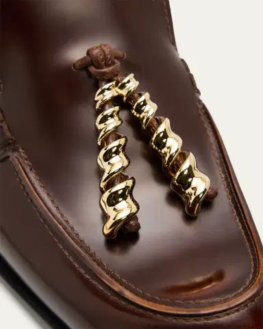 Loewe Edge Leather Loafer Mules | Thumbnail 5 Loewe Edge Leather Loafer Mules | Thumbnail 5
