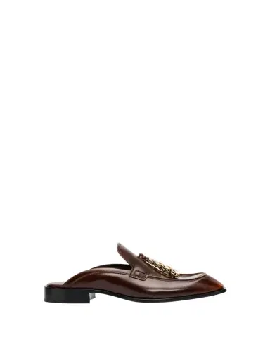 Loewe Edge Leather Loafer Mules | Thumbnail 1 Loewe Edge Leather Loafer Mules | Thumbnail 1