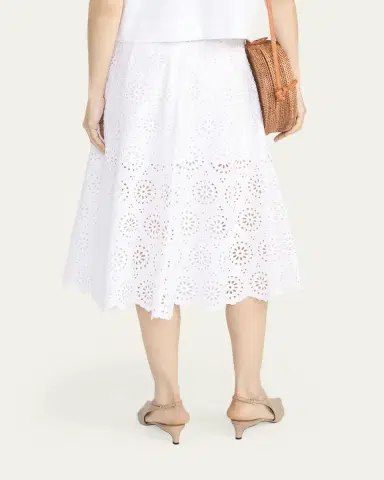 Frame The Solstice Eyelet Skirt | Thumbnail 3 Frame The Solstice Eyelet Skirt | Thumbnail 3