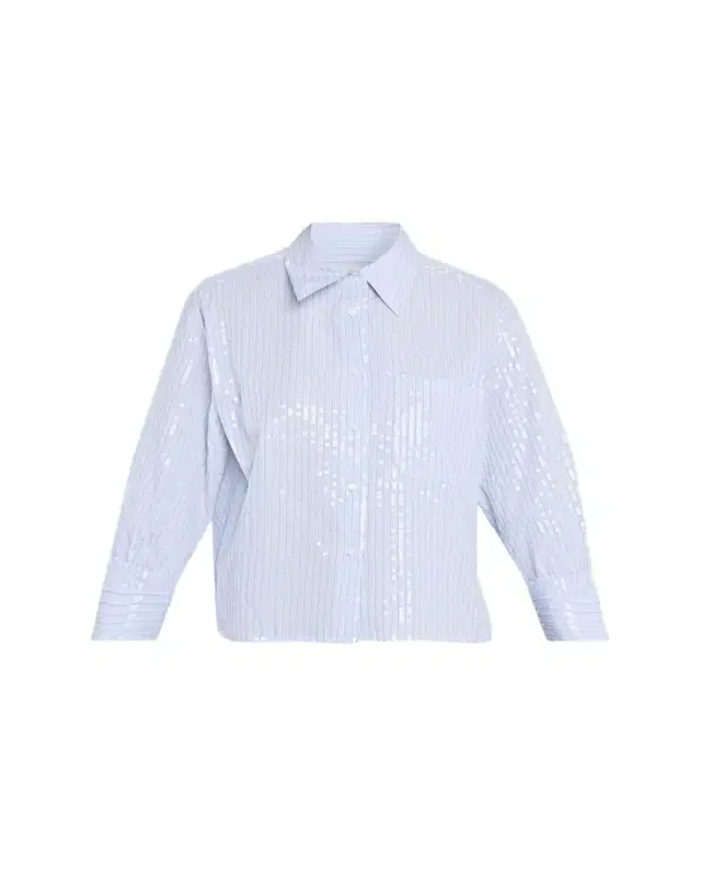 J. D. Sequined Striped Shirt