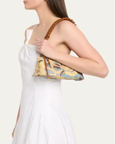 Cult Gaia Osa Braided-Strap Raffia Shoulder Bag | Thumbnail 2 Cult Gaia Osa Braided-Strap Raffia Shoulder Bag | Thumbnail 2