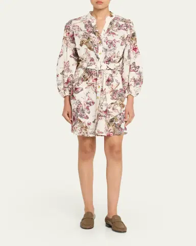 L'Agence Kiersten Belted Mini Shirtdress | Thumbnail 2 L'Agence Kiersten Belted Mini Shirtdress | Thumbnail 2