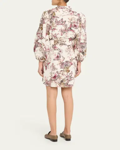 L'Agence Kiersten Belted Mini Shirtdress | Thumbnail 3 L'Agence Kiersten Belted Mini Shirtdress | Thumbnail 3