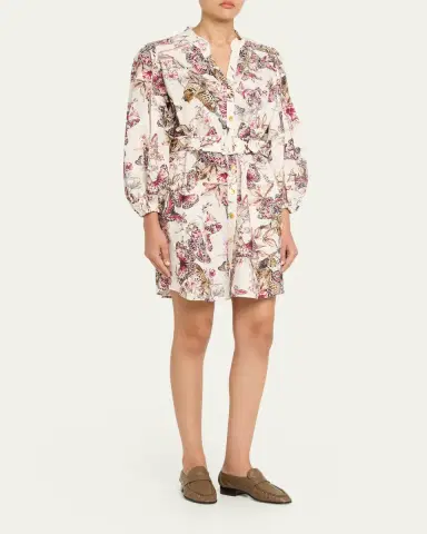 L'Agence Kiersten Belted Mini Shirtdress | Thumbnail 4 L'Agence Kiersten Belted Mini Shirtdress | Thumbnail 4