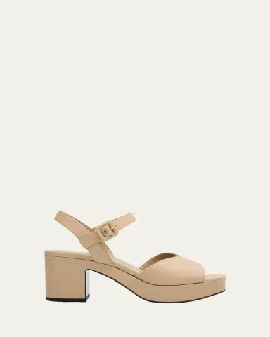 Prada 65mm Canvas Platform Sandals | Thumbnail 6