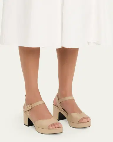 Prada 65mm Canvas Platform Sandals | Thumbnail 7