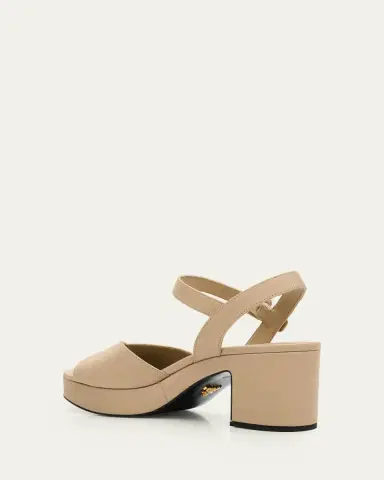 Prada 65mm Canvas Platform Sandals | Thumbnail 9