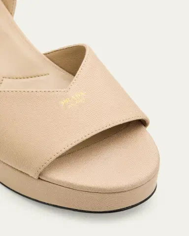 Prada 65mm Canvas Platform Sandals | Thumbnail 10
