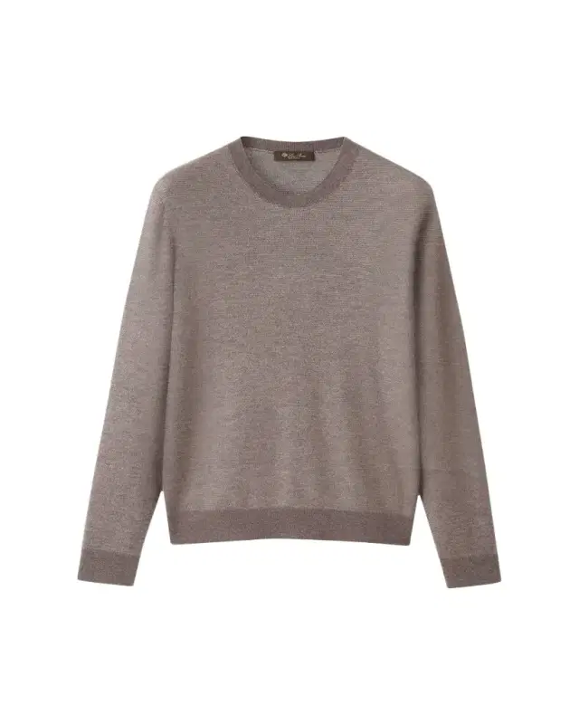 Men's Manipur Cashmere and Silk Crewneck Sweater