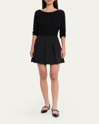 L'Agence Tania Pleated Mini Skirt | Thumbnail 2 L'Agence Tania Pleated Mini Skirt | Thumbnail 2