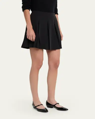 L'Agence Tania Pleated Mini Skirt | Thumbnail 4 L'Agence Tania Pleated Mini Skirt | Thumbnail 4