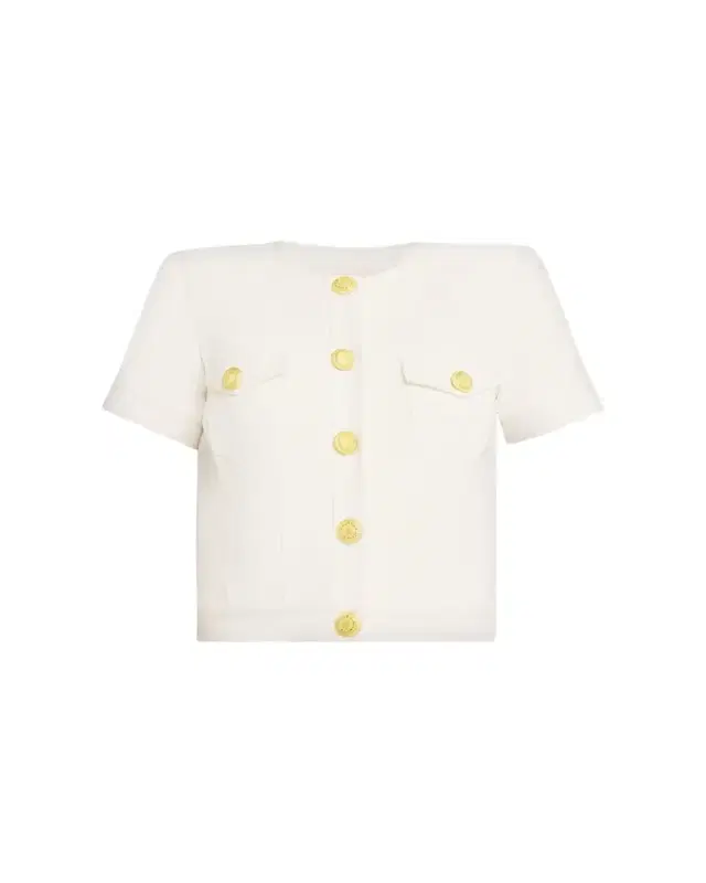 L'Agence Nawa Short-Sleeve Shirt Jacket