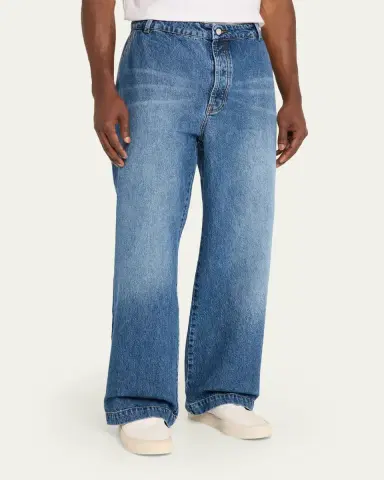 OFFICINE GÉNÉRALE Denim Straight-Leg Jeans | Thumbnail 4