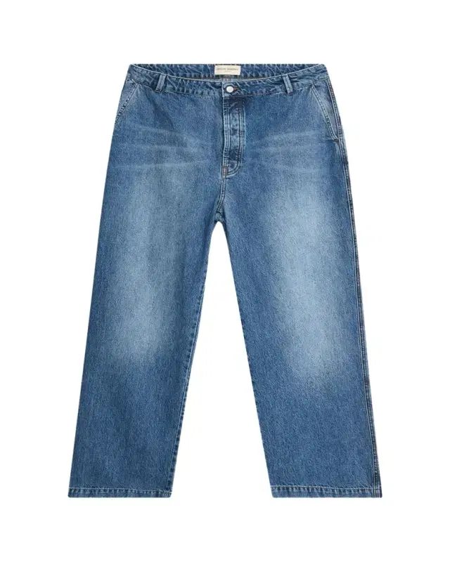 Denim Straight-Leg Jeans