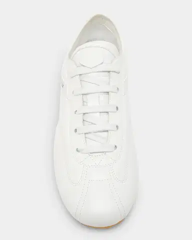 Alexander McQueen Box Leather Low-Top Sneakers | Thumbnail 3