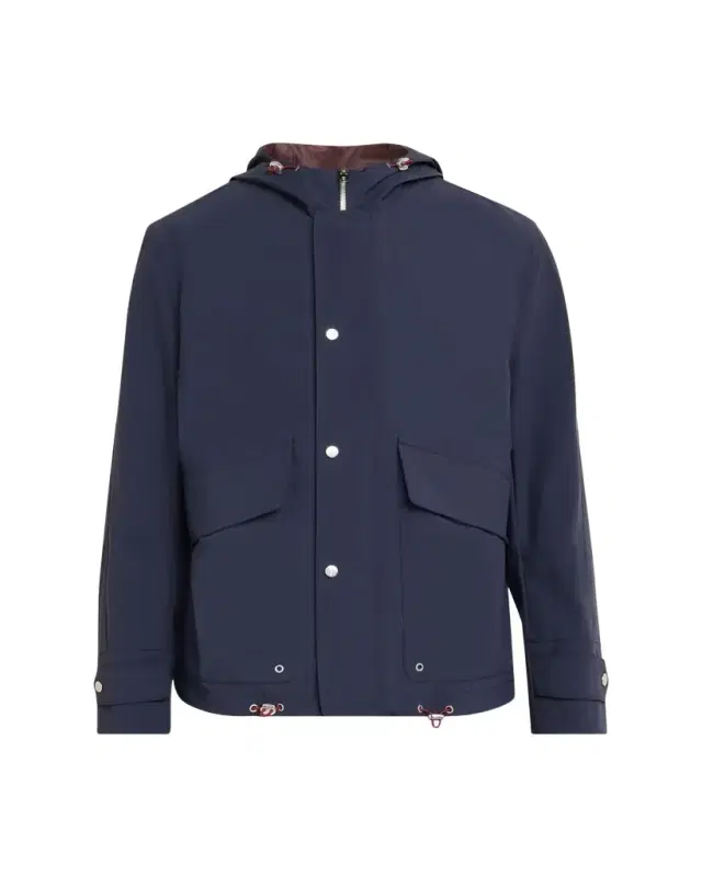 Brunello Cucinelli Men's Hooded Water-Resistant Jacket