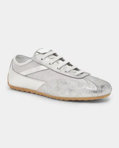 Alexander McQueen Boxe Low-Top Leather Sneakers | Thumbnail 4