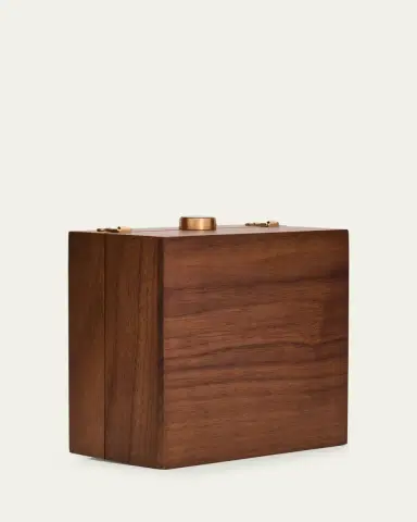 Cult Gaia Tic Tac Toe Wood Clutch Bag | Thumbnail 3 Cult Gaia Tic Tac Toe Wood Clutch Bag | Thumbnail 3