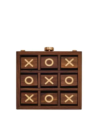 Cult Gaia Tic Tac Toe Wood Clutch Bag | Thumbnail 1 Cult Gaia Tic Tac Toe Wood Clutch Bag | Thumbnail 1