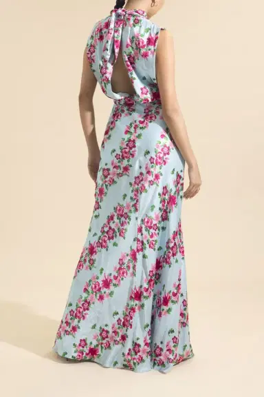 Saloni Fleur Dress | Thumbnail 4